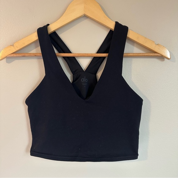 ALO Yoga Airbrush Real Bra Tank Small - Picture 3 of 6